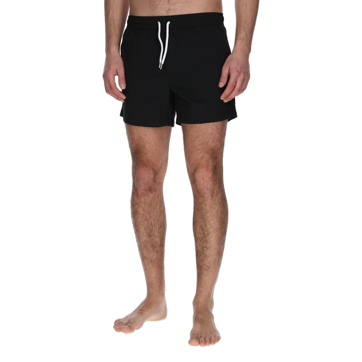 Badetøj Champion Classic Drawstring Swim Shorts Sort | CHA251M230-01, 0