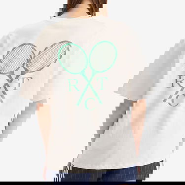 T-shirt adidas Originals Retro Tennis Boyfriend T-Shirt Hvid | JW0226, 3