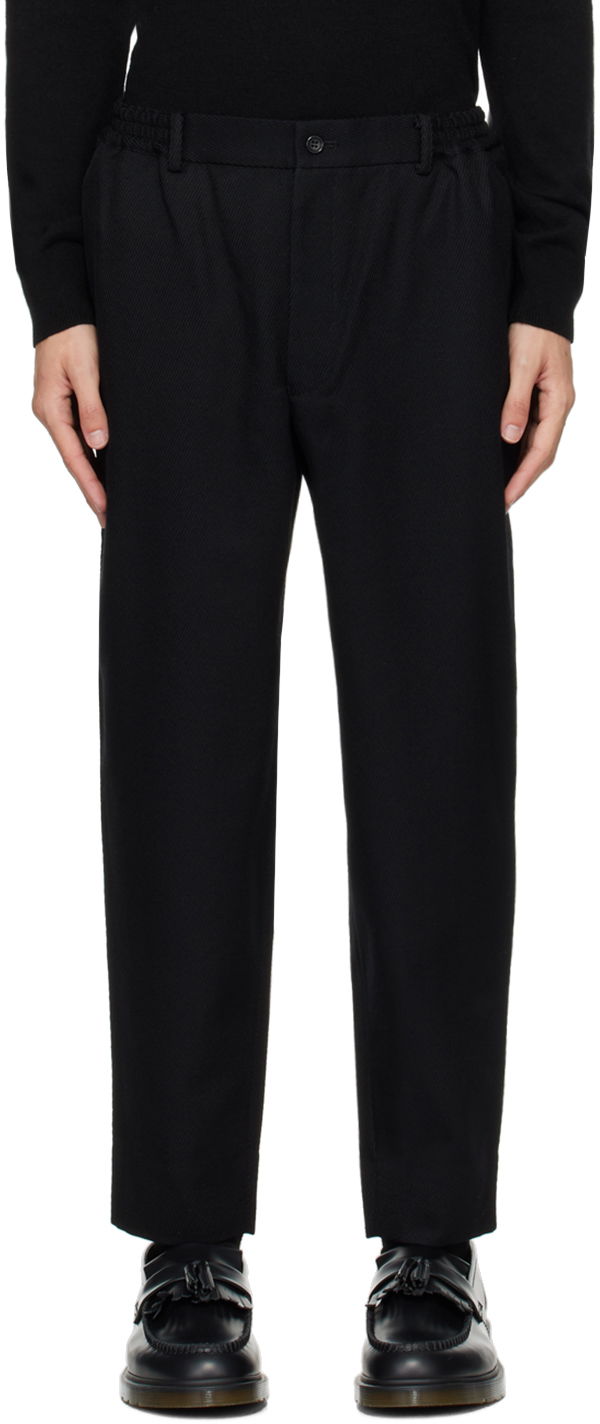 Bukser Comme des Garçons Homme Deux Wool Trousers Sort | DN-P031-051