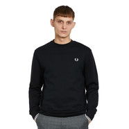 Sweatshirt Fred Perry Crew Neck Sweatshirt Sort | M7535-184, 0