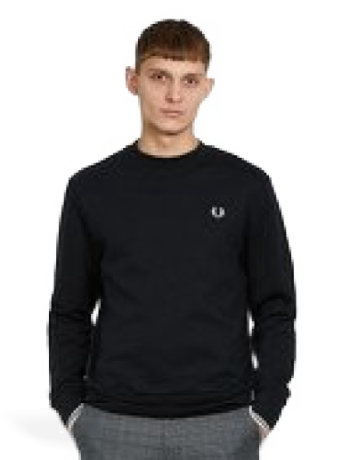 Sweatshirt Fred Perry Crew Neck Sweatshirt Sort | M7535-184