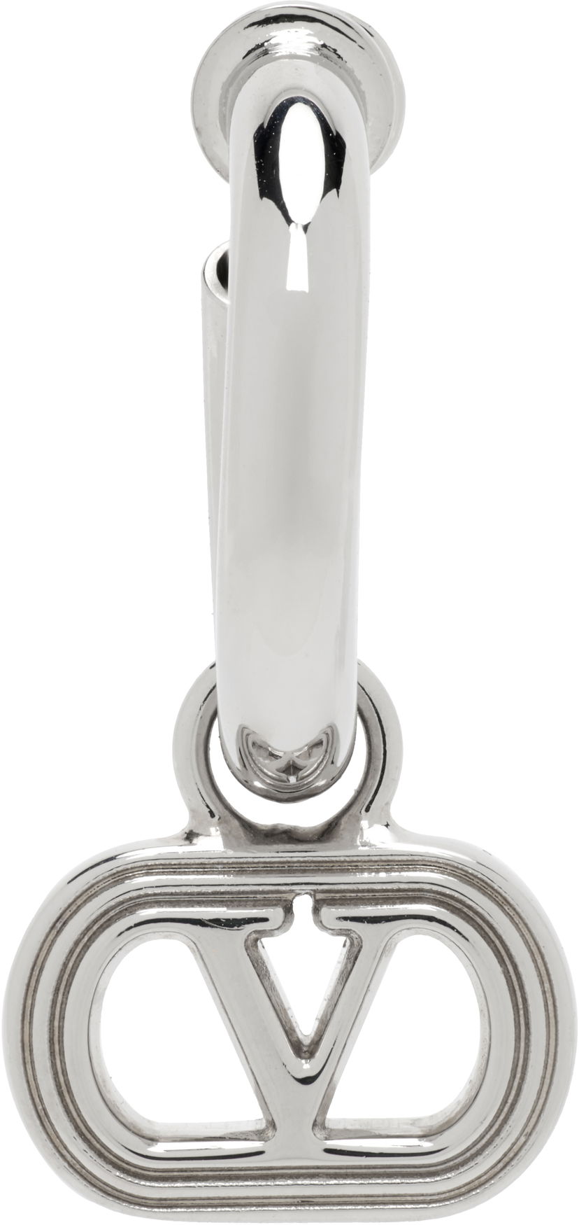 Øreringe Valentino Valentino Garavani Silver Mono Single Earring Metalisk | 7Y2J0AJ3MET