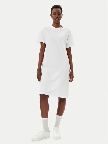Kjole Champion Champion T-Shirt Dress Hvid | 117782-WW001, 2
