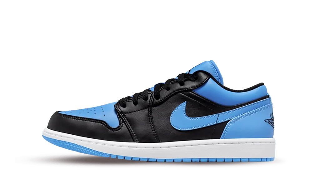 Sneakers og sko Jordan Jordan 1 Low "Black University Blue" Blå | 553560-041, 0