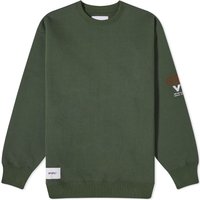 Sweatshirt WTAPS 18 VUA Crew Sweat Grøn | 232ATDT-CSM18-GR, 1
