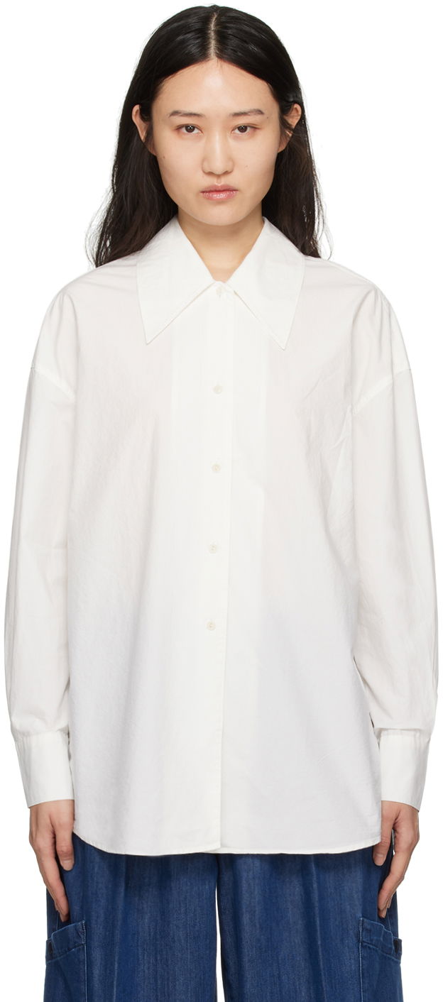 Skjorte YMC YMC Lena Shirt Hvid | Q2WAK