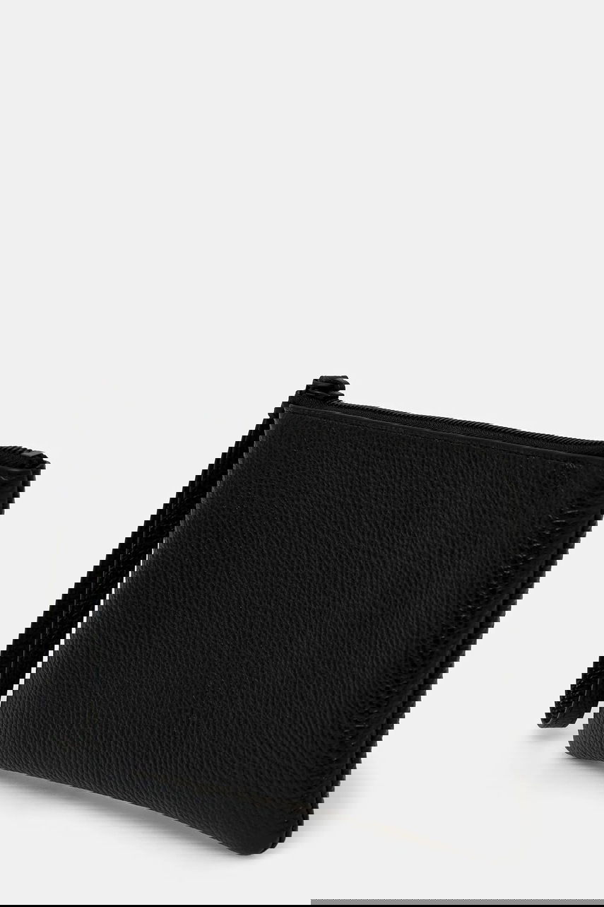 Tegnebog Common Projects Pebbled Leather Small Flat Pouch Sort | 9187.7001, 1