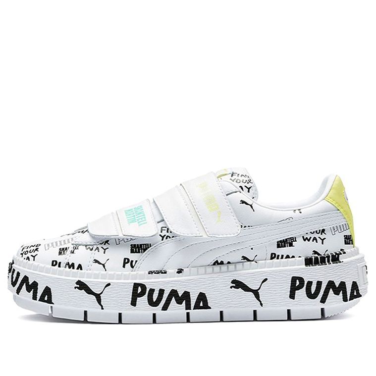 Sneakers og sko Puma Shantell Martin x Platform Trace Strap Hvid | 366533-01
