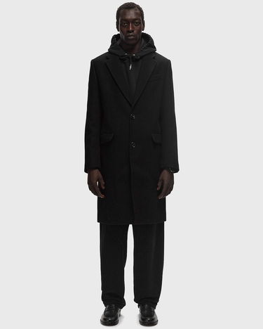 Frakker AMI Two Button Overcoat Black Sort | HCO010-WV0049-001, 1