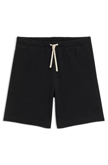 Shorts BOSS BECKHAM x BOSS Oversized-Fit Cotton Terry Shorts Sort | 50549262
