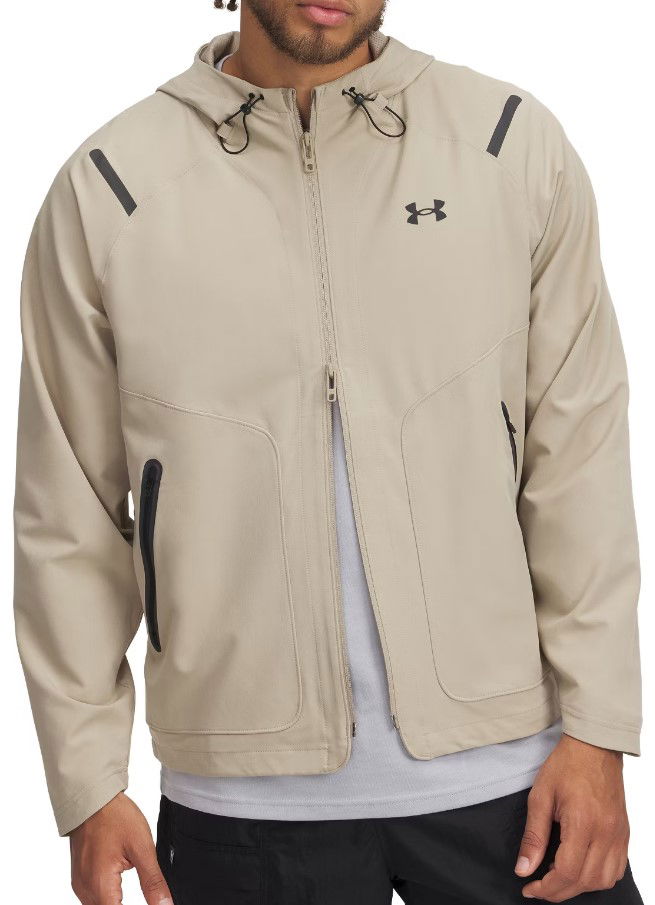 Jakke Under Armour Under Armour Unstoppable Hooded Jacket Beige | 1389354-299