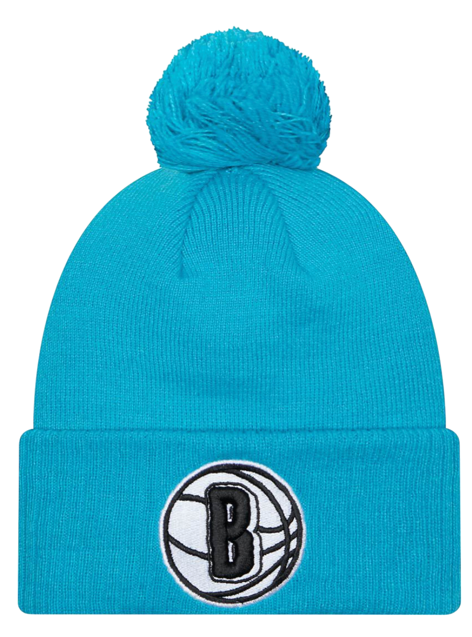 Beanie New Era New Era Brooklyn Nets NBA Pom Beanie Turkis | 60430173-60430173, 0