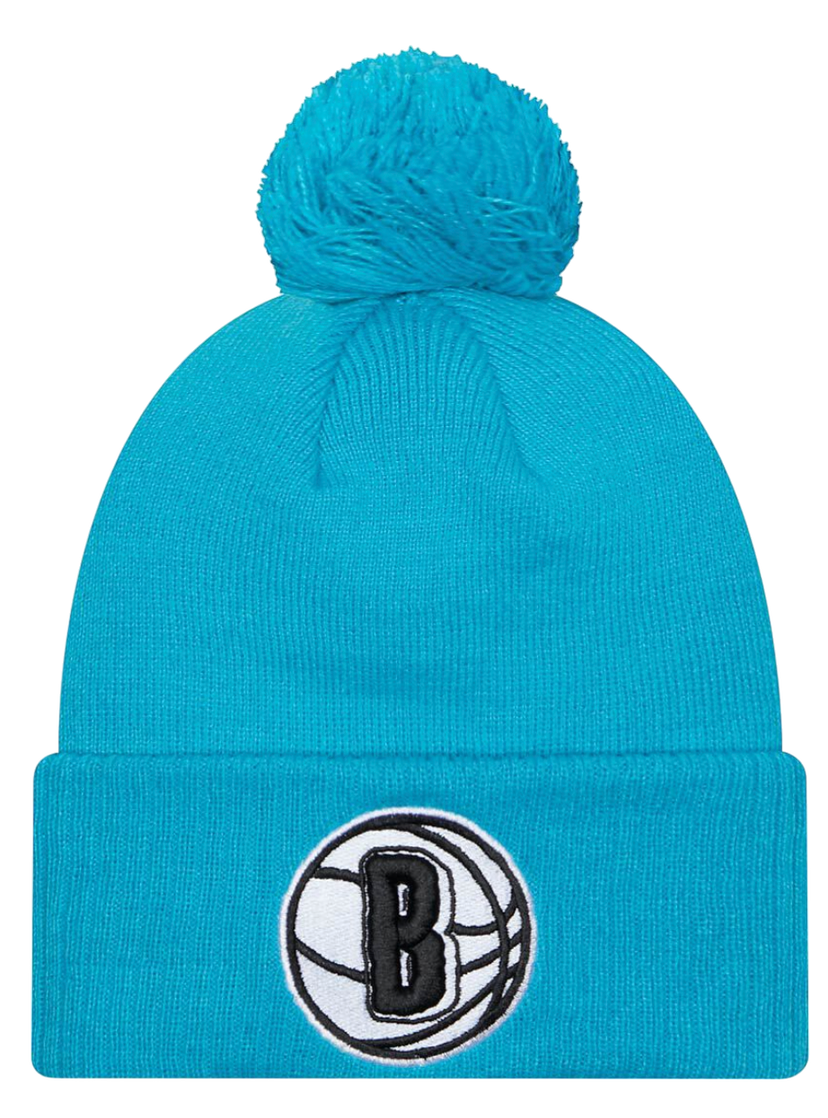 Beanie New Era New Era Brooklyn Nets NBA Pom Beanie Turkis | 60430173-60430173