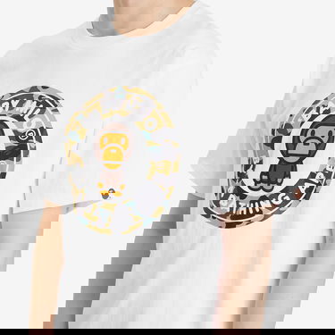 T-shirt BAPE Bathing Ape 1St Camoilo Busy Works T-Shirt, Size L Hvid | 002TEL301004M-WYL, 5
