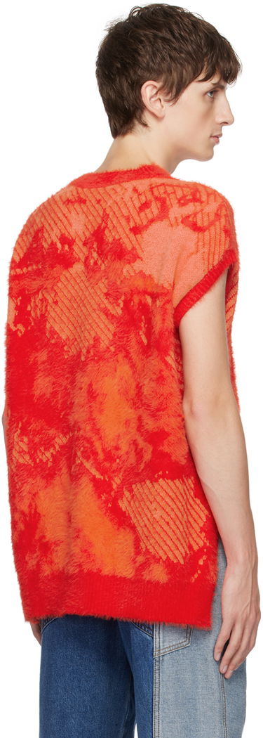 Sweater Feng Chen Wang Feng Chen Wang Landscape Painting Sleeveless Sweater Rød | FUF16KT14O, 2