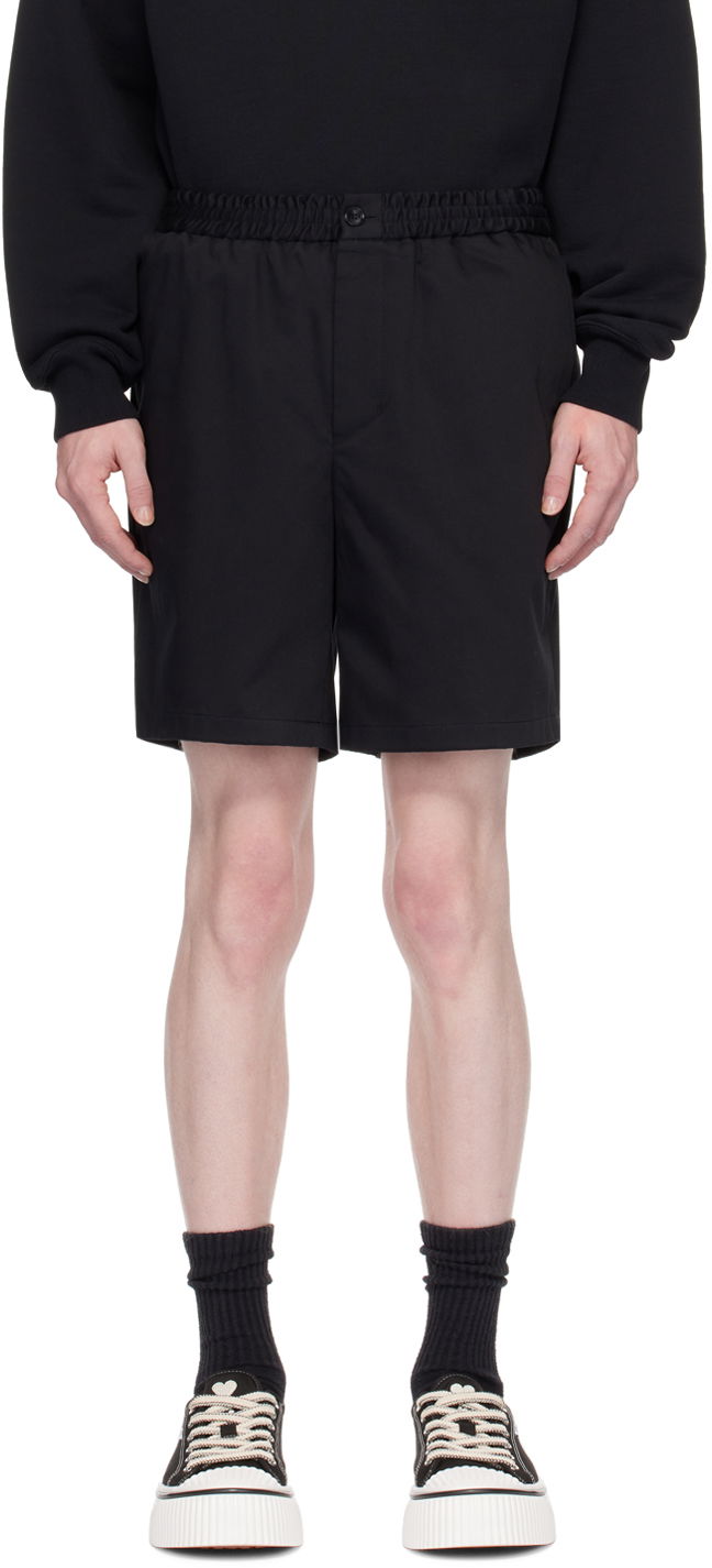 Shorts AMI Paris Elasticized Waist Shorts Sort | HSO303.CO0009