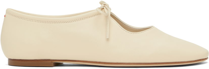Kjole Aeyde Aeyde Della Ballerina Flats Beige | A11-FL-MNLR08FL149-SS25-100-007