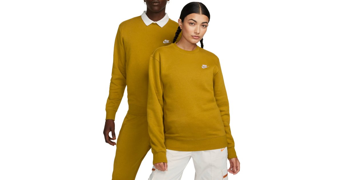 Sweatshirt Nike Sportswear Club Gul | bv2662-716, 1