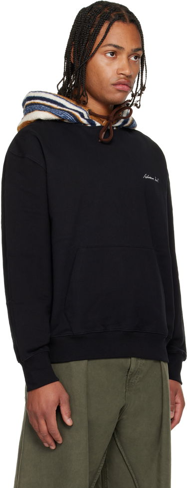 Sweatshirt Andersson Bell Logo Embroidery Hoodie Sort | atb1379u, 1