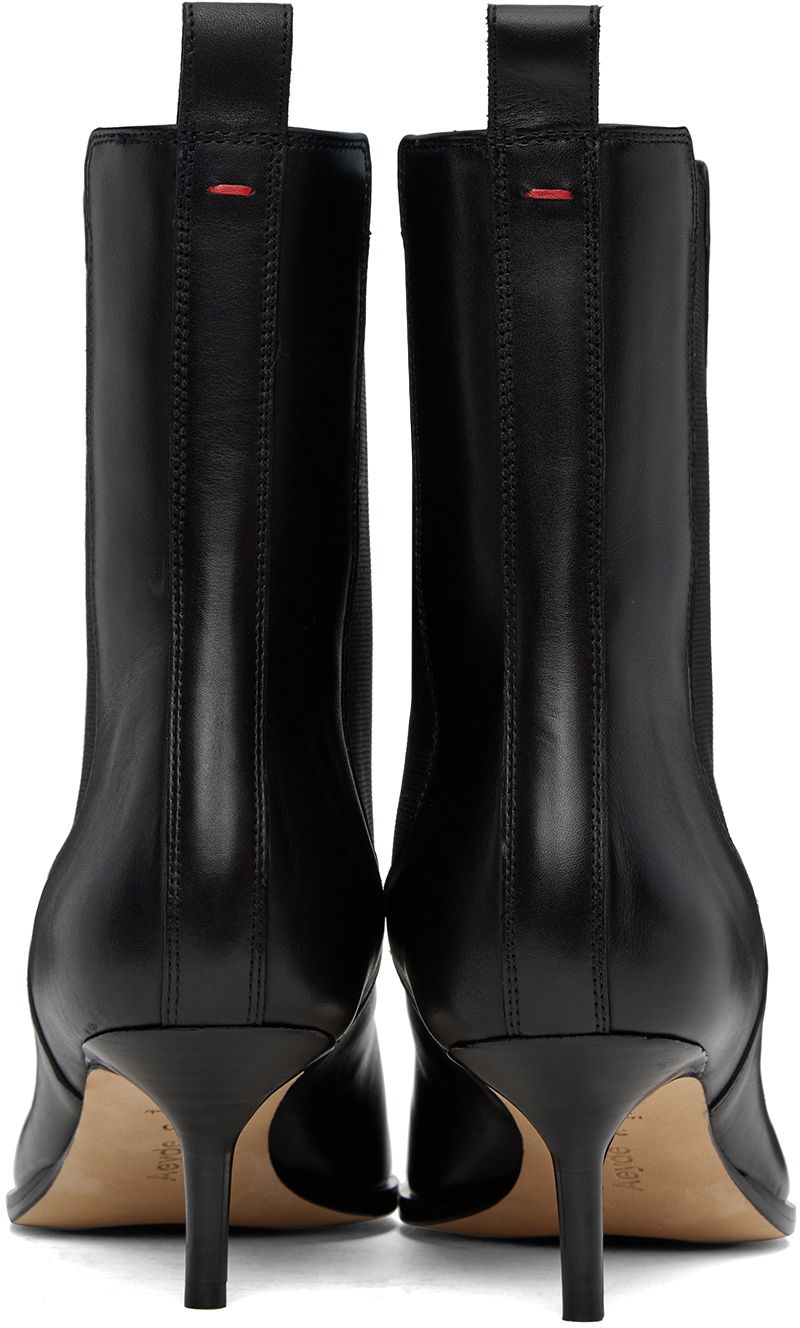 Tøj Aeyde Aeyde Valeria Chelsea Boots Sort | A11-AB-VLAP55ST107-FW24-800-001, 1