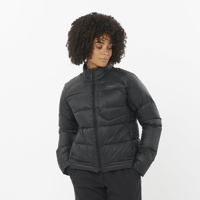 Puffer jakke Salomon Down Jacket Sort | LC2284700, 0