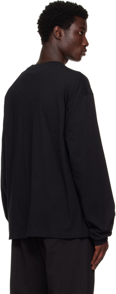 T-shirt We11done We11done Neon Logo Long Sleeve T-Shirt Sort | WD-TT2-25-754-U-BK, 2