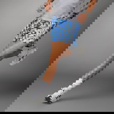 Shorts adidas Performance Own the Run 3-Stripes Allover Print Blå | IQ3820, 0