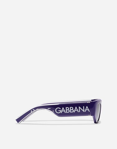 Solbriller Dolce & Gabbana Dolce & Gabbana DNA Logo Sunglasses Lilla | VG600MVN5879V000, 2