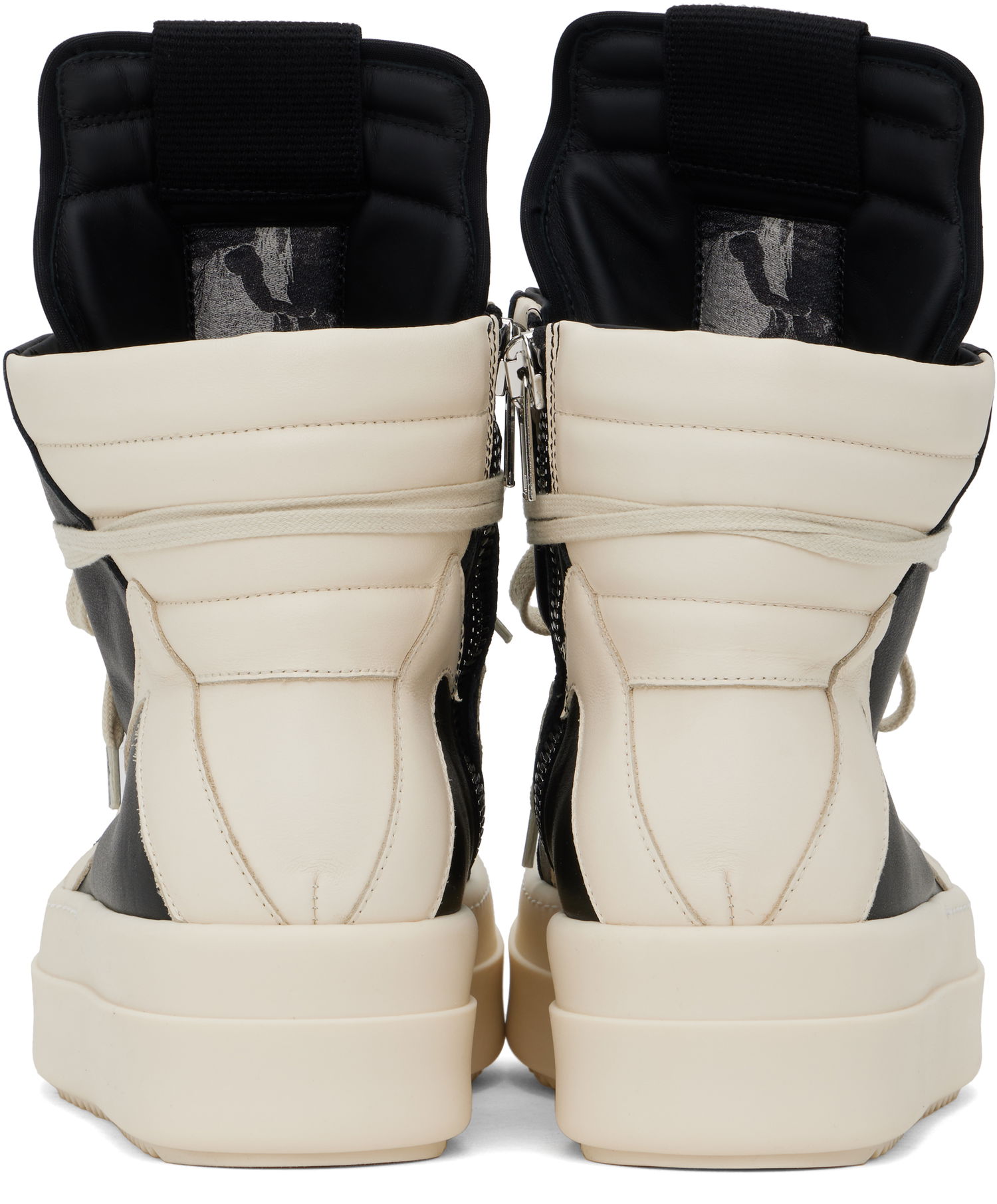 Sneakers og sko Rick Owens Rick Owens Hollywood Mega Bumper Geobasket Sort | RU01E5868 LCO, 1