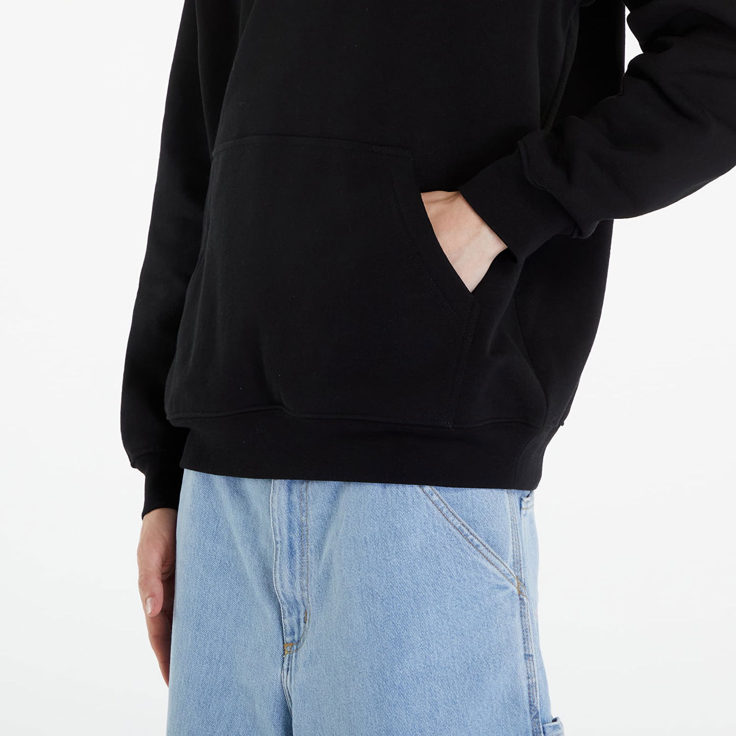 Sweatshirt Dime Classic Small Logo Hoodie Black Sort | DIMESP24D29BLK, 1