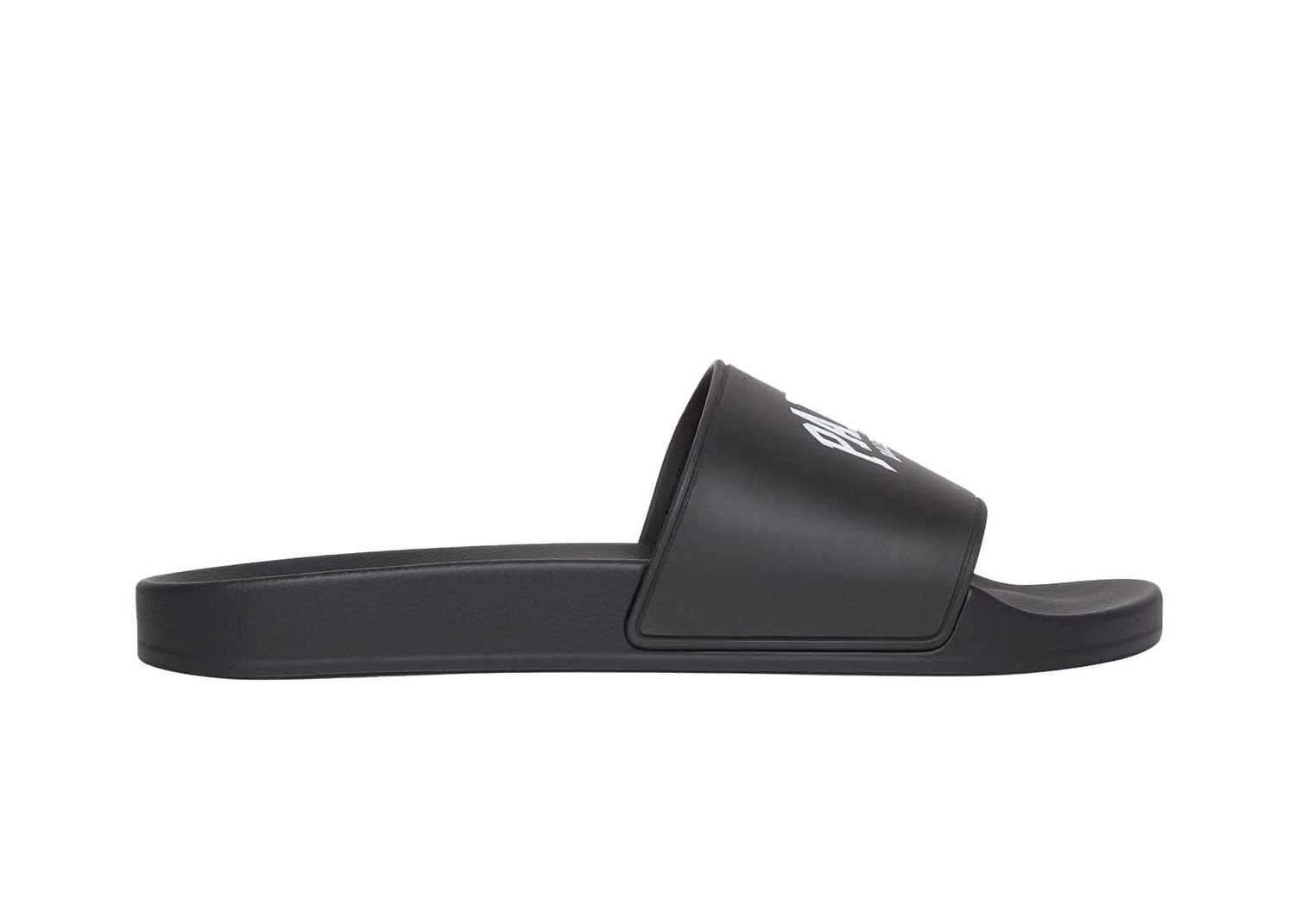 Sneakers og sko Balenciaga City Pool Slide Paris Black Sort | 689031W1S9A1001, 0