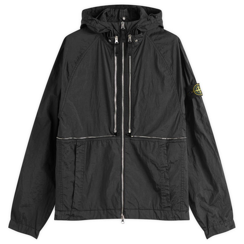 Vindjakke Stone Island Nylon Metal Watro-TC ECONYL 2-in-1 Jacket, Size Large Sort | K1S154100020-V0029