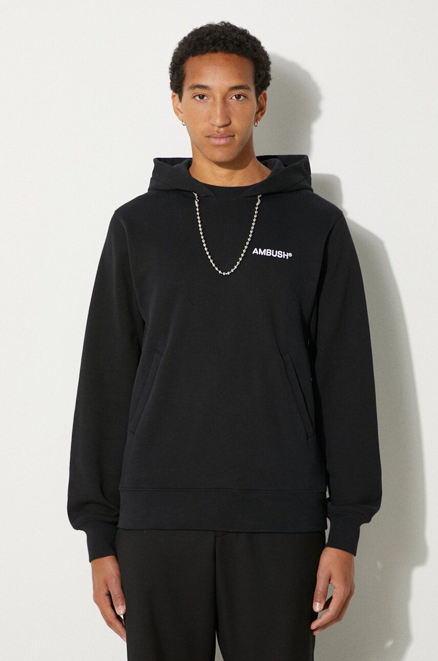 Sweatshirt Ambush Ballchain Hoodie Sort | BMBB001F24FLE0011001, 0