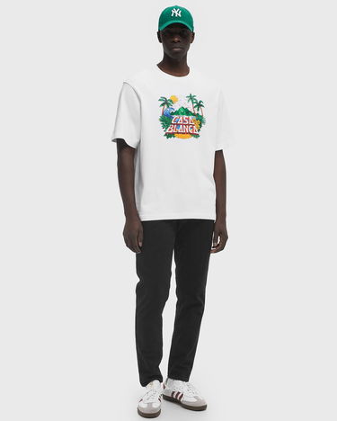 T-shirt Casablanca Casablanca Casa Beach Wave Printed Oversized T-Shirt XXL Hvid | MS25-JTS-027-02, 1