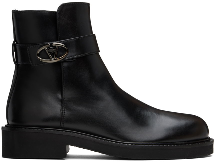 Sneakers og sko Valentino Valentino Garavani VLogo Locker Boots Sort | 5W0S0JS8LXX, 0