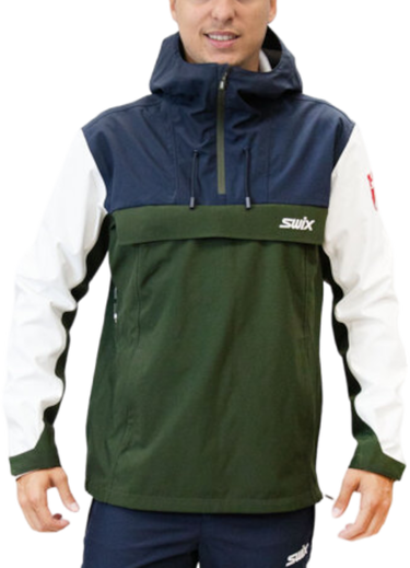 Vindjakke SWIX Swix Blizzard Anorak Hoodie Flerfarvet | 12471-48000, 0