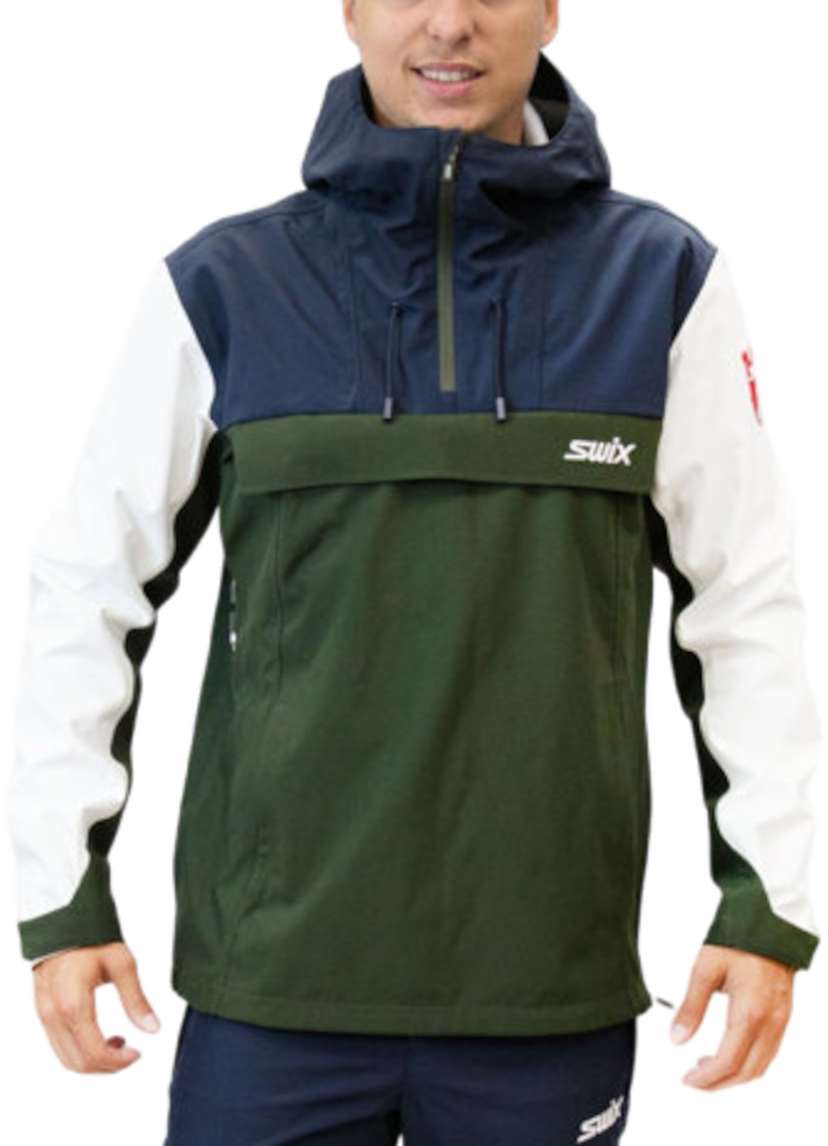 Vindjakke SWIX Swix Blizzard Anorak Hoodie Flerfarvet | 12471-48000