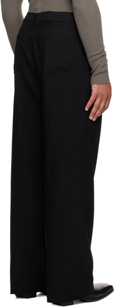 Bukser Rick Owens Concordians Geth Wide-leg Twill Trousers Sort | RU02E1333 WD, 2