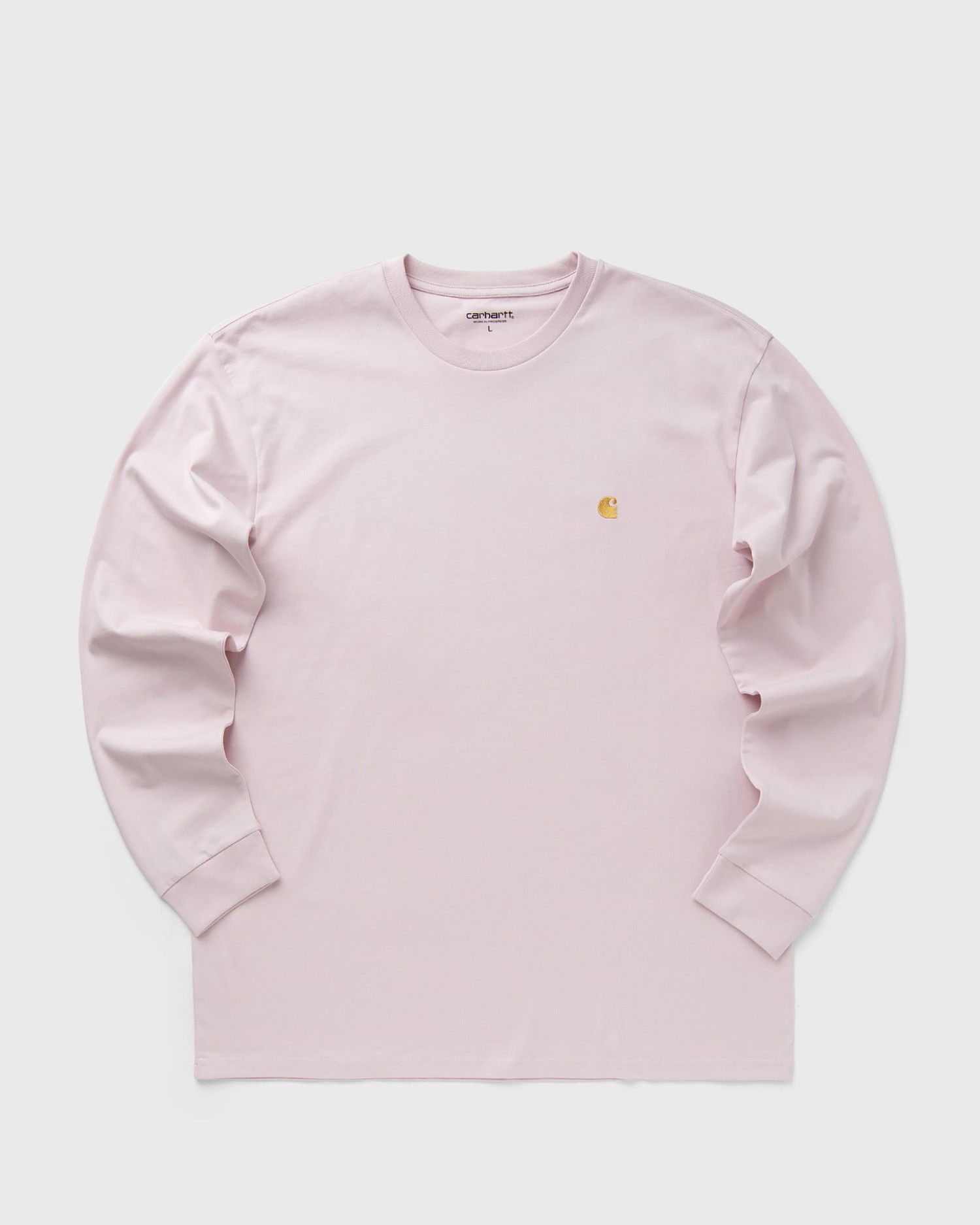 T-shirt Carhartt WIP Long Sleeve Chase T-Shirt Lyserød | I026392-2VA.XX, 1