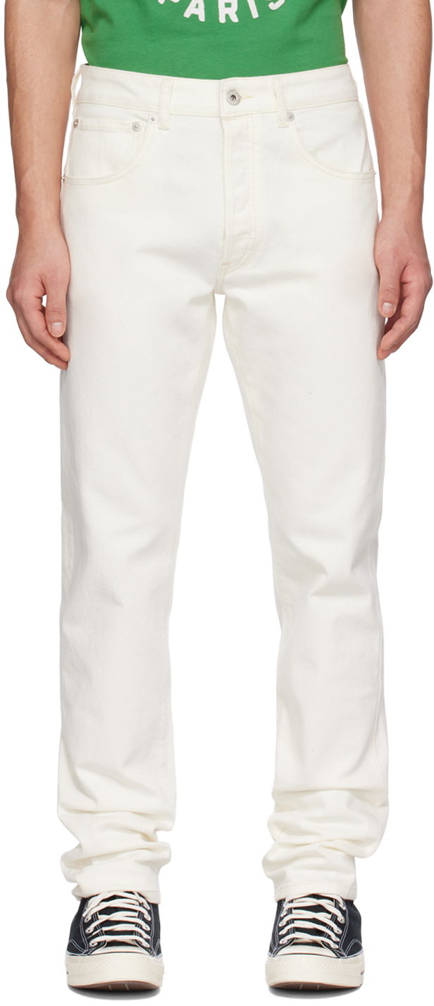 Jeans KENZO Paris Bara Jeans Hvid | FD55DP1016D2, 0