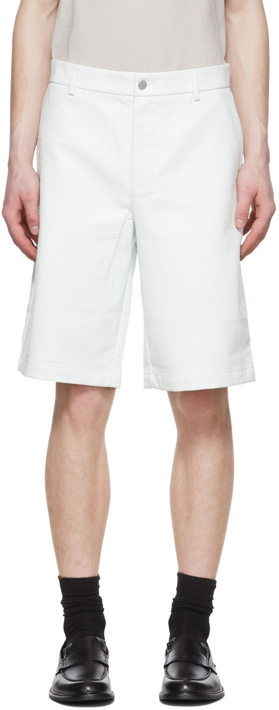 Shorts Han Kjøbenhavn Kjobenhavn Faux-Leather Shorts Hvid | M-131180
