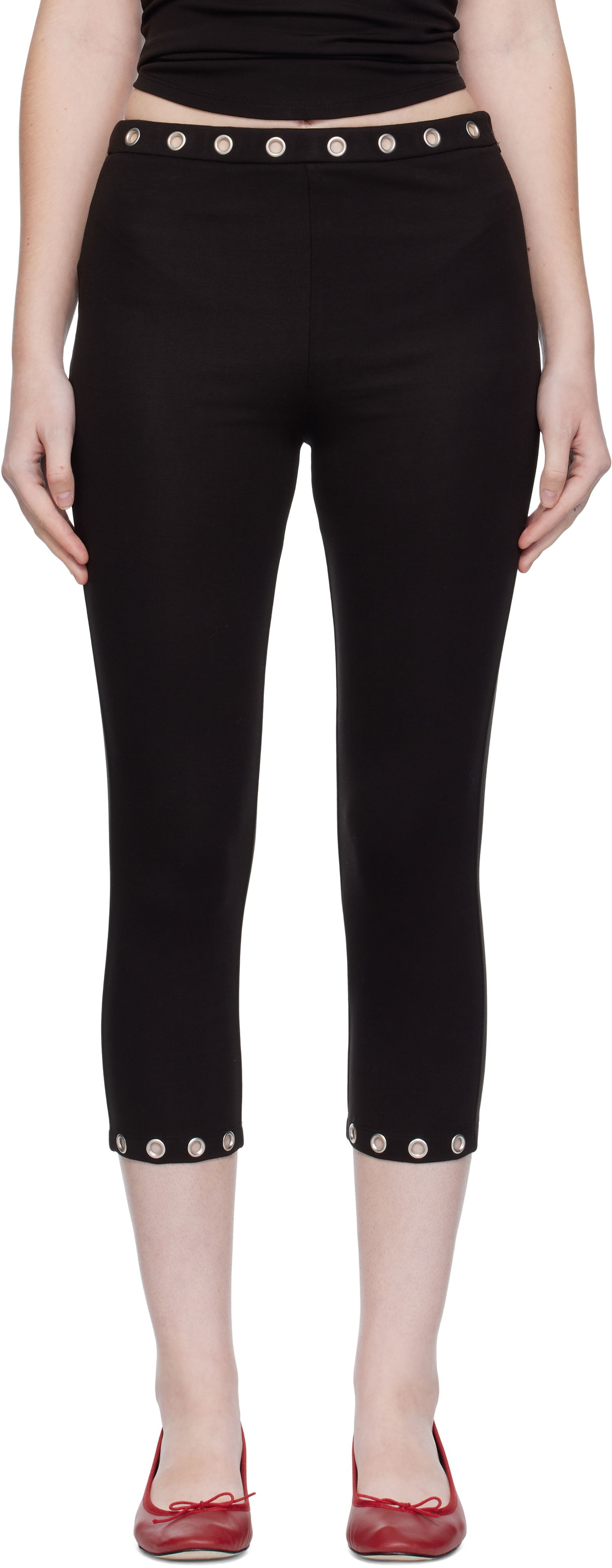 Leggings Miaou Miaou Carla Capri Leggings Sort | 1065HJBBLK, 0