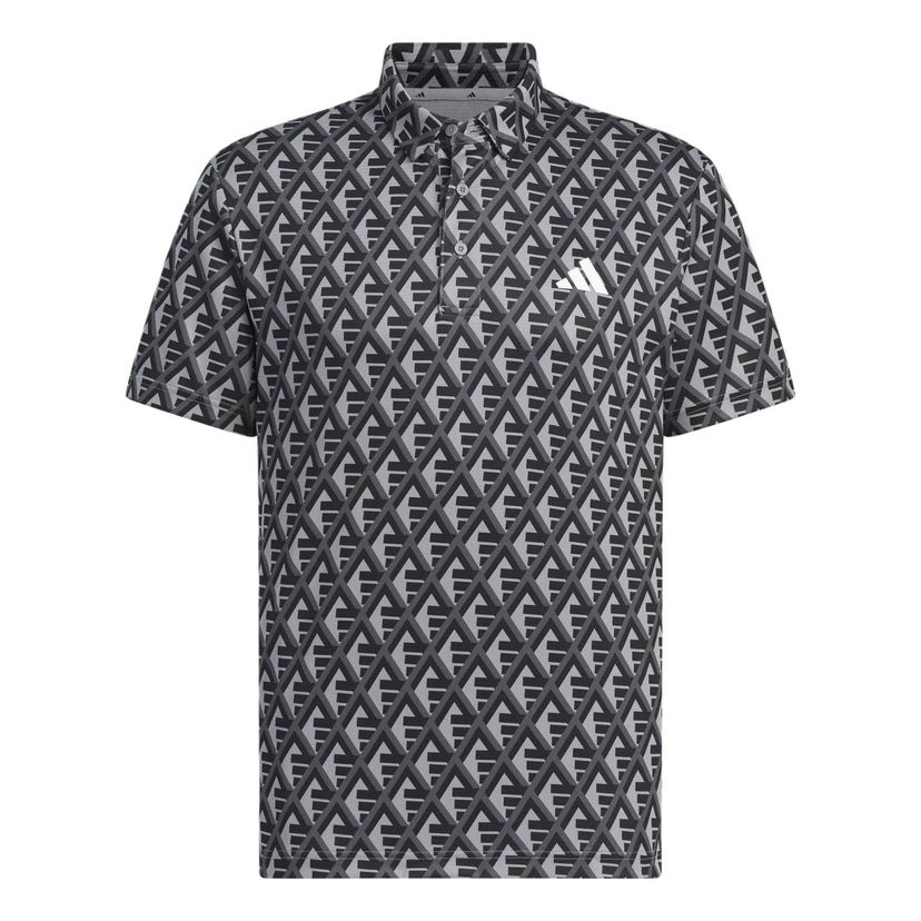 Polo skjorte adidas Originals Printed Golf Polo Shirt Grå | IN9041