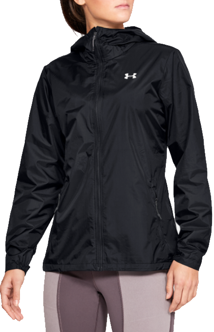 Vindjakke Under Armour Forefront Rain Jacket Sort | 1321443-001, 0