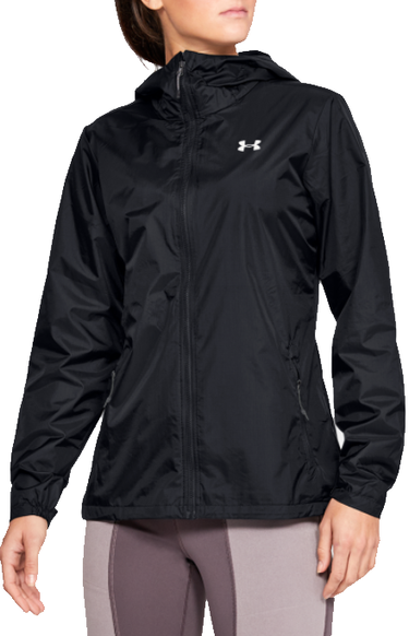 Vindjakke Under Armour Forefront Rain Jacket Sort | 1321443-001, 0