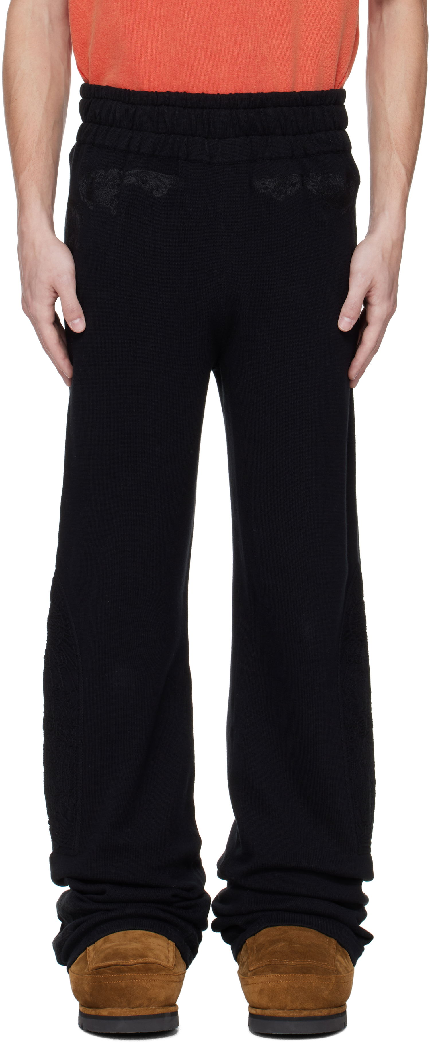 Joggingbukser Who Decides War Who Decides War Low Stained Glass Sweatpants Sort | 1120810002SS25, 0