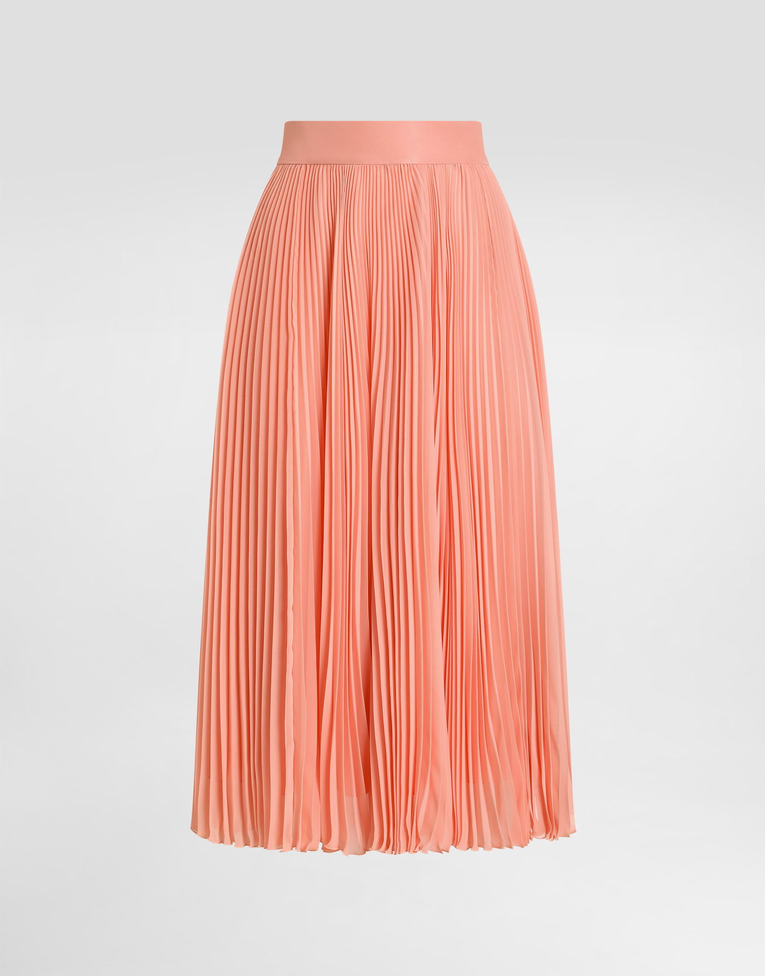 Nederdel Dolce & Gabbana Dolce & Gabbana Long Pleated Chiffon Skirt Orange | F4C7PTFUSNWF0586, 0