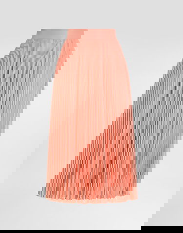 Nederdel Dolce & Gabbana Dolce & Gabbana Long Pleated Chiffon Skirt Orange | F4C7PTFUSNWF0586, 0
