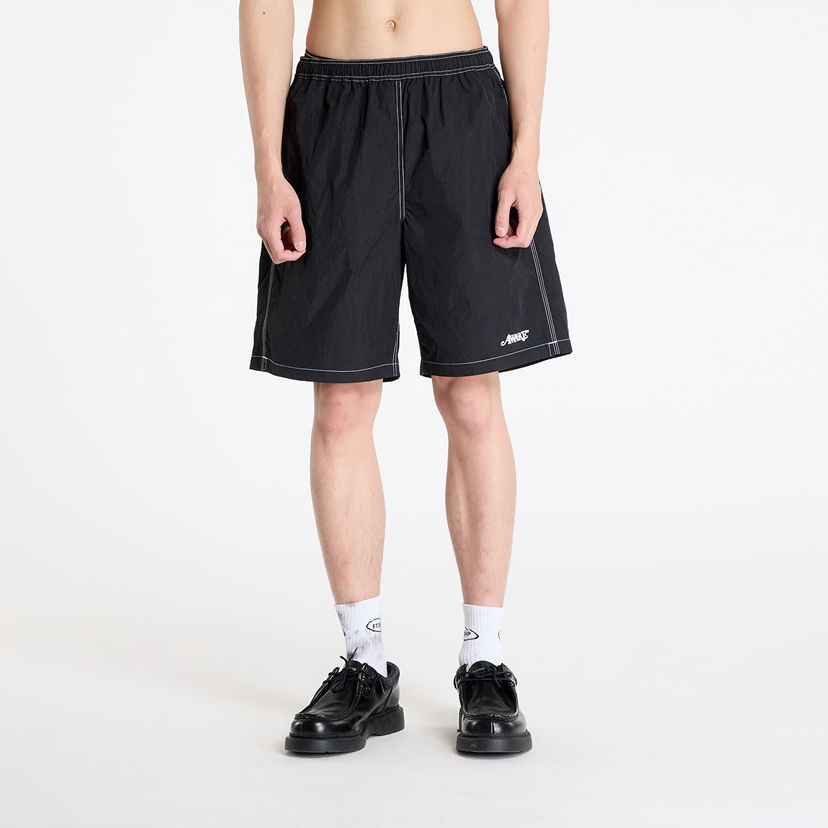 Shorts Awake NY Awake NY Classic Logo Swim Trunks Sort | AWK-SU25-SH003-BLK
