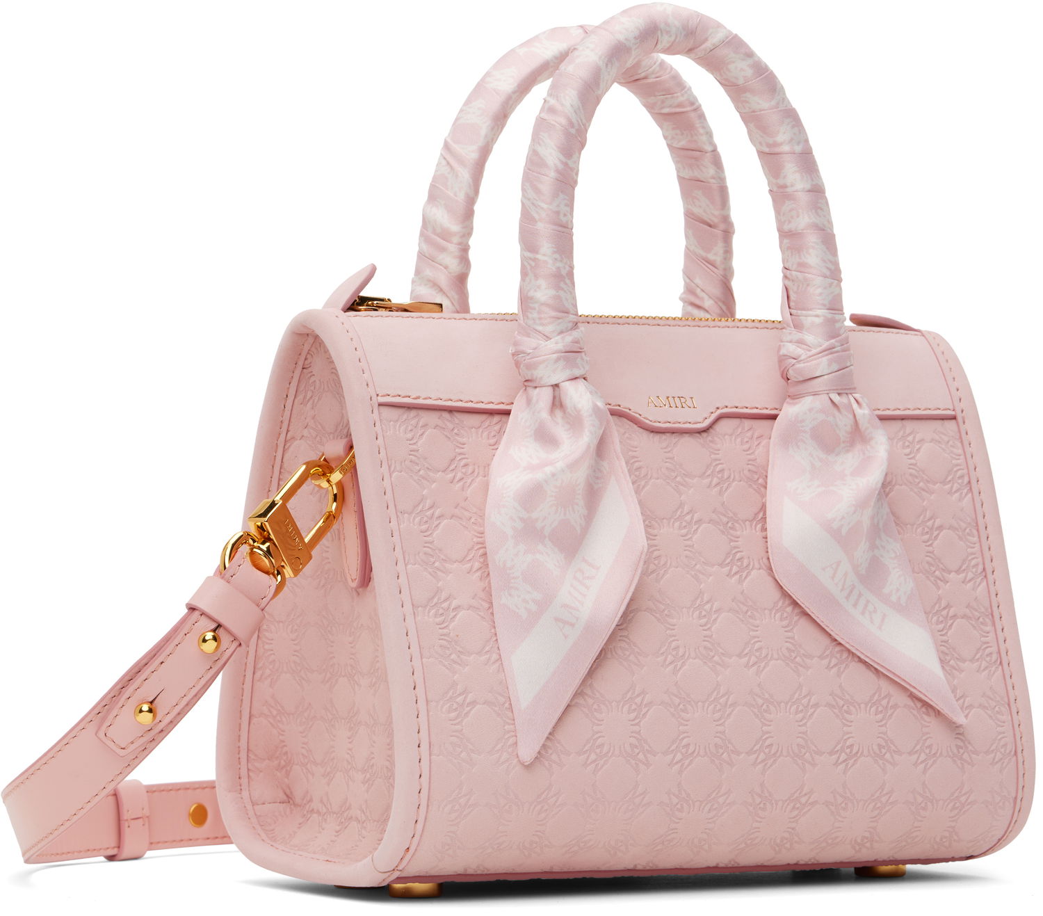 Håndtaske AMIRI AMIRI MA Quad Micro Triangle Bag Lyserød | AWBGTH1051, 1